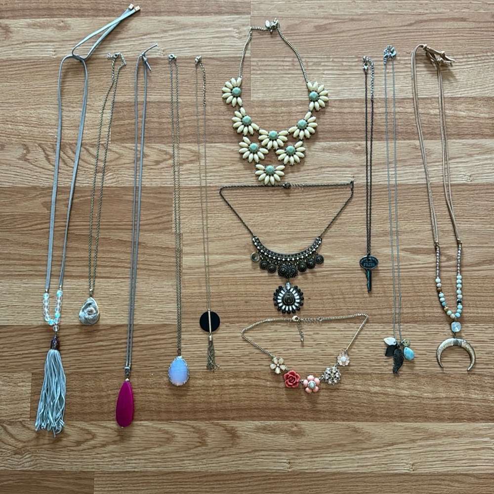 Statement Necklace Bundle: includes 11 necklaces!